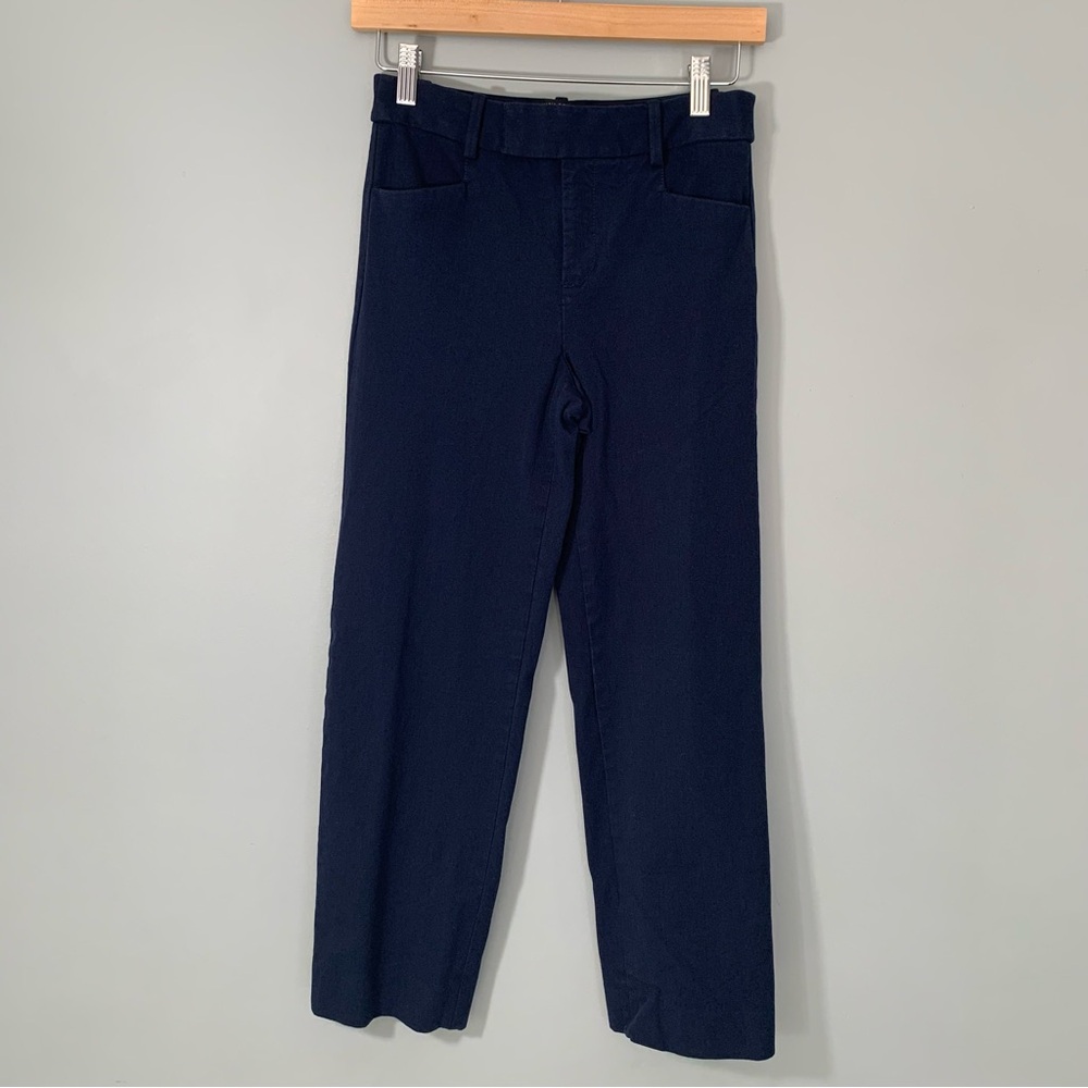 Banana Republic Sloan Navy Blue Slim Ankle Pants Womens 0 Petite